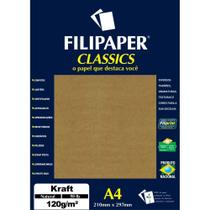 Papel KRAFT Folha KRAFT Natural A4 120G. 50FL Papel KRAFT Folha KRAFT Natural A4 120G. 50FL