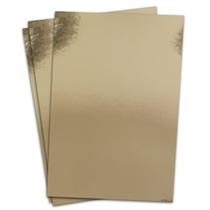 Papel Lamicote Ouro A4 250g 10 Folhas Brilhoso Off Paper