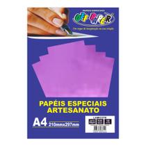 Papel Lamicote Rose Gold A4 10 Folhas - Off Paper