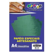 Papel Lamicote Verde A4 250g 10 Fls Papel Lamicote Verde A4 250g 10 Fls
