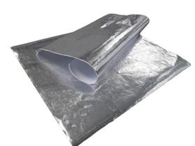Papel laminado alumínio térmico delivery lanche 38x40 kit2un - Mamedes