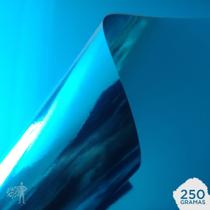 Papel Laminado Lamicote 250g A4 (Azul) 20 Folhas