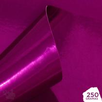 Papel Laminado Lamicote 250g Pink A4 10 Folhas