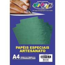 Papel Laminado Lamicote Cores A4 1 Face 250g 10 Folhas