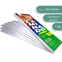 Papel laminado para mechas e reflexos 11 x 50 cm 120 g. pacote de 1 kg (espessura grossa) - sos beleza brasileira