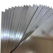 Papel Laminado Prata 240G 20 Folhas 30,5X30,5Cm Ref Pld06