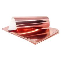 Papel Laminado Rose Gold 250g A4 para Lembrancinhas Decorações Artesanato Enfeites Pacote com 10 Folhas
