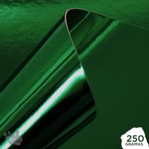 Papel Laminado Verde 250G A4 10 Folhas