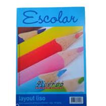 Papel layout liso- bloco a4 com 50 folhas- gramatura 63gr - visitex