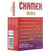 Papel Lembrete Chamex Notes cor Branco 80mm x 115mm 75g/m2 com 300 folhas - papelaria material escol