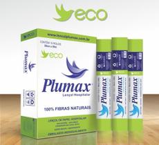 Papel lençol 60cmx50mts eco Plumax c/10 rolos