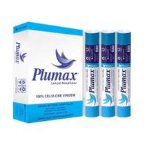 Papel lencol hospitalar plumax 50cm x 50m (azul 50) caixa com 10 unidades