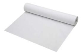 Papel Lençol para Maca, Branco, 6 rolos 70x50