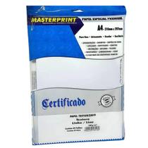 Papel linho branco 180g/m² a4 50 folhas Papel linho branco 180g/m² a4 50 folhas