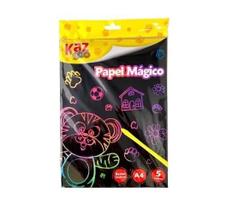 Papel mágico A4 Com bastão kaz Papel mágico A4 Com bastão kaz