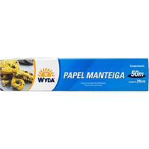 Papel Manteiga 29 Cm x 50 Metros Wyda