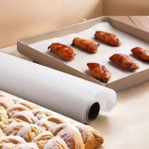 Papel manteiga antiaderente rolo 10m x 30cm para forno e airfryer resistente ao calor Papel manteiga antiaderente rolo 10m x 30cm para forno e airfryer resistente ao calor