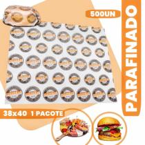 Papel Manteiga Gourmet Impermeavel Segurar Hamburguer Grande