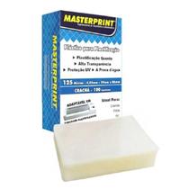 Papel Masterprint Plastificacao A4 100 Folhas 125Micras 0,05 Espessura Der 4