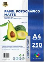 Papel Matte Fosco À Prova D'água A4 230g 100 Folhas