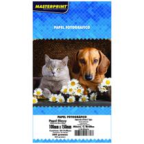 Papel Microporoso com Brilho 20 Folhas 10x15 A6 260g Fotográfico Branco Masterprint