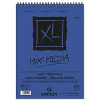 Papel mix média espiral 30 fls A4 300g Canson