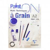 Papel Multi Técnicas Clairefontaine Paint On 250g/m² A2 Papel Multi Técnicas Clairefontaine Paint On 250g/m² A2