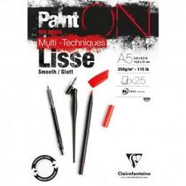 Papel Multi Técnicas Liso Clairefontaine Lisse 250g/m² A5 Papel Multi Técnicas Liso Clairefontaine Lisse 250g/m² A5