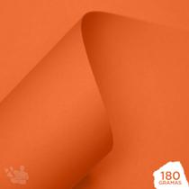 Papel Neon Plus 180g A4 (laranja) 10 Folhas