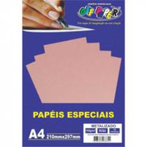 Papel Off Paper Espec A4 Metalizado Rosa 150Gr C/15Fl