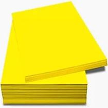 Papel off-set amarelo para impressora cartazes a4 pct. c/1000 - 90g