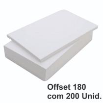 Papel Offset 180g A4 Branco 210mmx 297mm Papel Offset 180g A4 Branco 210mmx 297mm