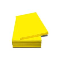 Papel Offset 90g A4 amarelo 500 folhas