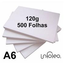 Papel Offset A6 120g Branco - 500 Folhas Papel Offset A6 120g Branco - 500 Folhas
