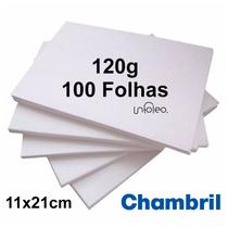 Papel Offset Chambril 11x21cm 120g Branco Miolo Slim Planner - 100 Folhas