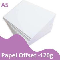 Papel Offset Chambril Branco 120g/m² Tamanho A5 - 500 folhas