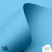 Papel Offset Colorido 180g A4 (azul) 100 Folhas
