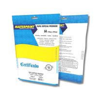 Papel Offset Liso Diplomata Opaline A4 180g Amarelo 50 Folhas - Masterprint Papel Offset Liso Diplomata Opaline A4 180g Amarelo 50 Folhas - Masterprint
