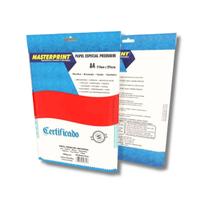 Papel Offset Liso Diplomata Opaline A4 180g Vermelho 50 Folhas - Masterprint Papel Offset Liso Diplomata Opaline A4 180g Vermelho 50 Folhas - Masterprint