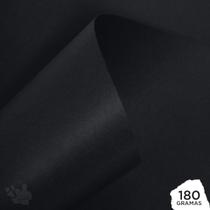 Papel Offset Preto (black) 180g A4 10 Folhas