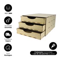 Papel Organizado Gaveteiro Porta Documento Escritório