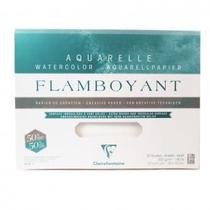 Papel Para Aquarela Clairefontaine Flamboyant 300g/m² 31x41cm Papel Para Aquarela Clairefontaine Flamboyant 300g/m² 31x41cm