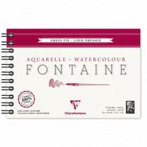 Papel para Aquarela Clairefontaine Fontaine Cold Pressed 300g/m² 12X18cm