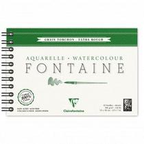 Papel para Aquarela Clairefontaine Fontaine Torchon 300g/m² 12X18cm
