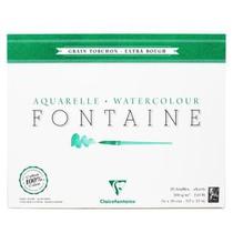 Papel para Aquarela Clairefontaine Fontaine Torchon 300g/m² 24X30cm