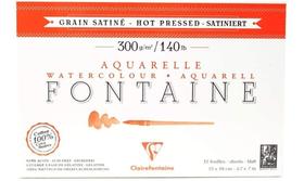 Papel Para Aquarela Fontaine 12x18cm Clairefontaine 300g