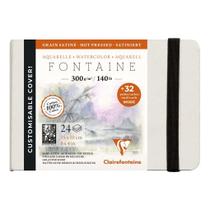 Papel Para Aquarela Fontaine 15x10cm Clairefontaine