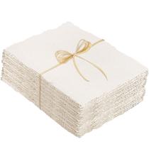 Papel para aquarela Prudiut 5 x 7" 300 g/m² com bordas irregulares, 100 folhas Papel para aquarela Prudiut 5 x 7" 300 g/m² com bordas irregulares, 100 folhas