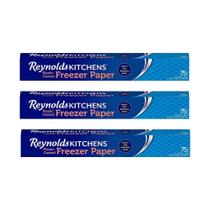Papel para congelador Reynolds Kitchens revestido de plástico 75 pés² x 3
