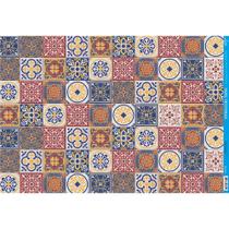 Papel para Decoupage Litoarte 49x34,3cm Azulejo - PD-509 Papel para Decoupage Litoarte 49x34,3cm Azulejo - PD-509